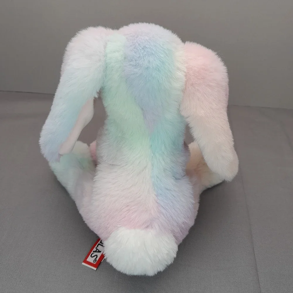 Douglas Cuddle Toys Rainbow Pastel Bunny Rabbit Plush Stuffed Animal 9 Inch